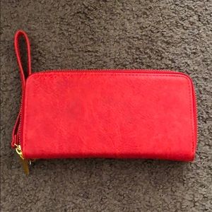 Red Wrist Wallet